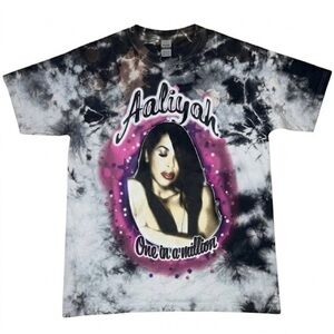 Whitewashed Alyx Kids Tie-Dye T-Shirt - Black, White, and Pink